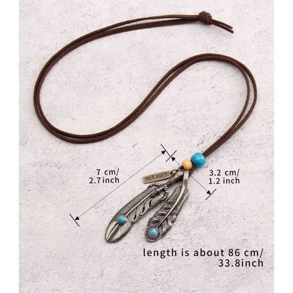 Feather Necklace - Picture 2 of 3